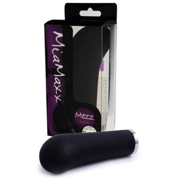 MEZZ G-Spot Sleeve black and purple pleasure stimulator with ergonomic head and compact design
